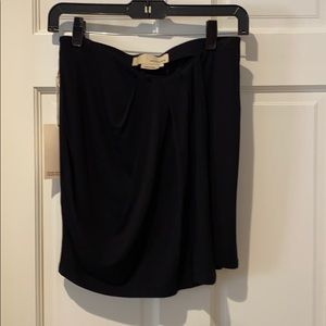 Amorethos black faux wrap mini xs
